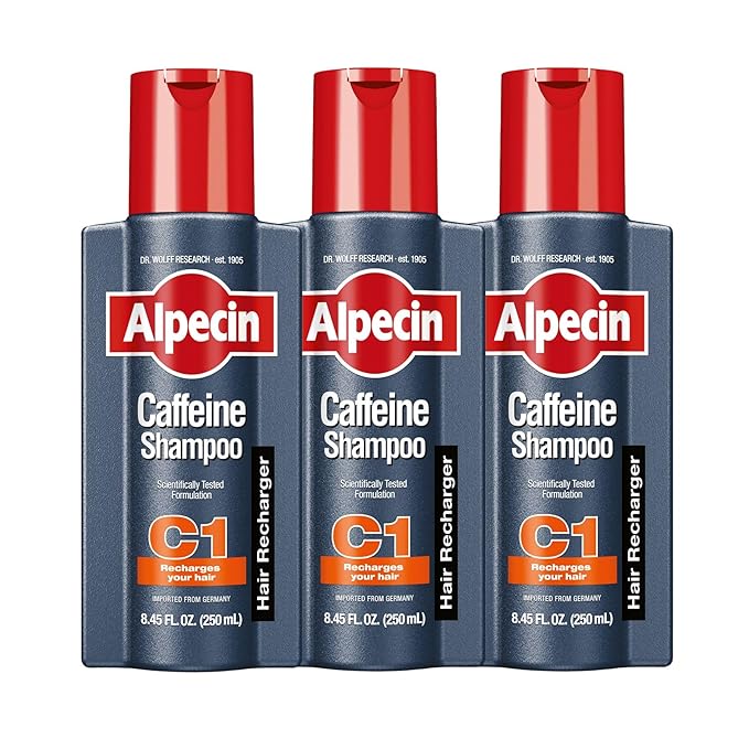 Alpecin C1 Caffeine Shampoo, 8.45 Fl Oz 3 Pack